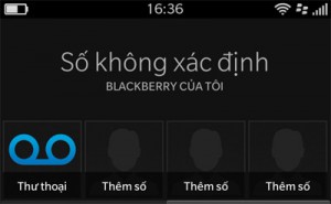 Hướng dẫn cách hiển thị My Number trong Call Log trên BB 10?