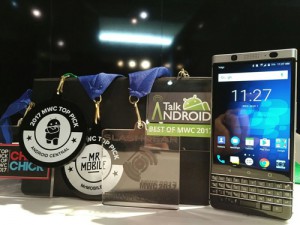 BlackBerry KEYone được lựa chọn là sản phẩm đáng mua nhất tại MWC 2017