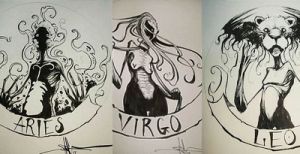 [Download] BackGround 12 chòm sao kiểu Quái vật cực chất cho BlackBerry Q10, Q20, P'9981, P'9983, Q5