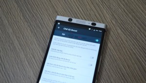 Chế độ Boost khi sạc trên BlackBerry KEYone
