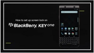 Cách khóa màn hình trên BlackBerry KEYone bằng hình vẽ