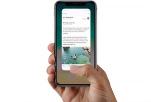 iPhone X ra mắt, được tích hợp tính năng vuốt trở về màn hình chính giống BlackBerry 10