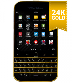 BlackBerry Classic mạ vàng 24K