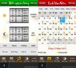 Lịch Vạn Niên - Ứng dụng xem lịch âm dương trên BlackBerry 10 OS
