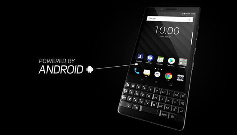 Blackberry key2 trang bị hệ điều hành android 8.1 mạnh mẽ