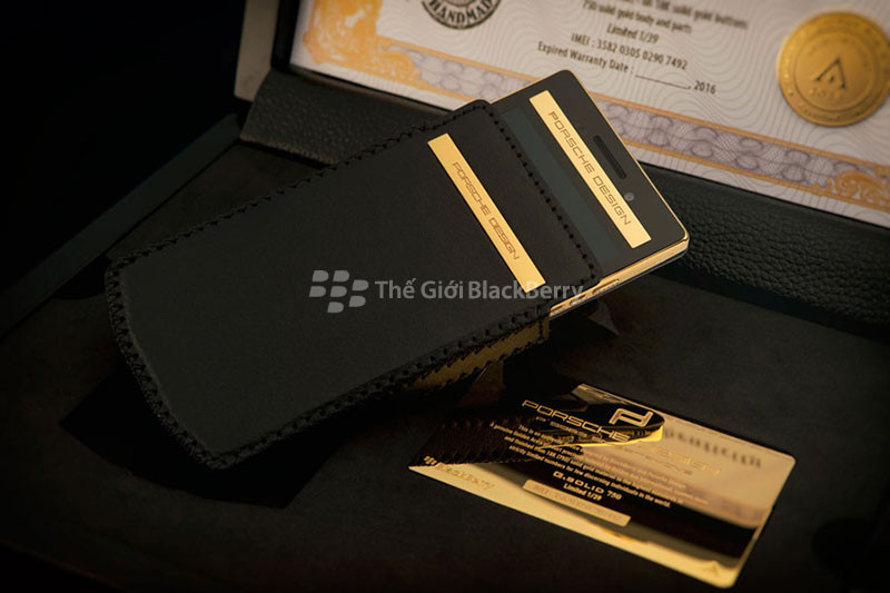Hiệu năng của blackberry p9983 cũ mạ vàng