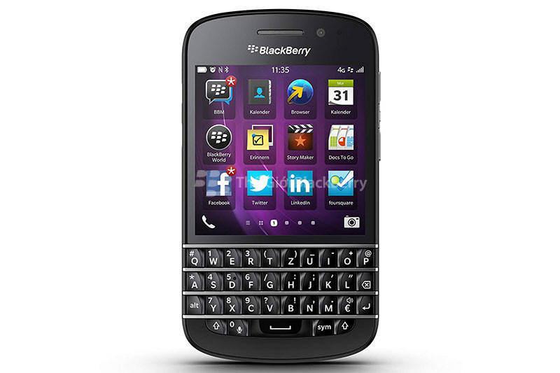 Mặt trước Blackberry Q10