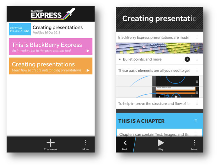 Phần mềm BlackBerry Express