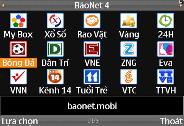 BaoNet dành cho blackberry passport
