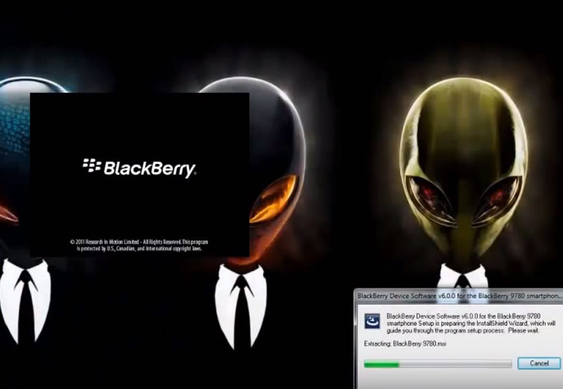 Cài đặt bản up rom blackberry 9900