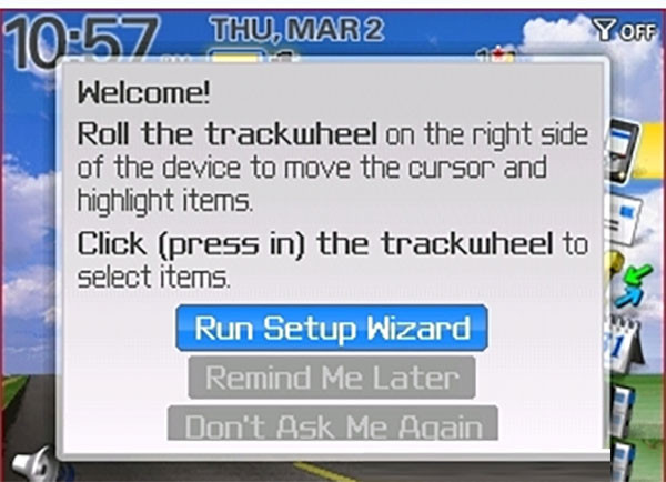 Bấm Run Setup Wizard