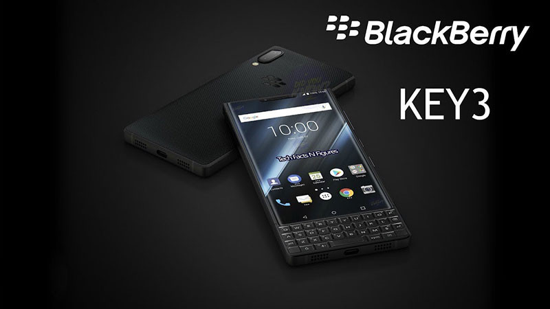 Blackberry key3 nổi bật với hình dáng mới