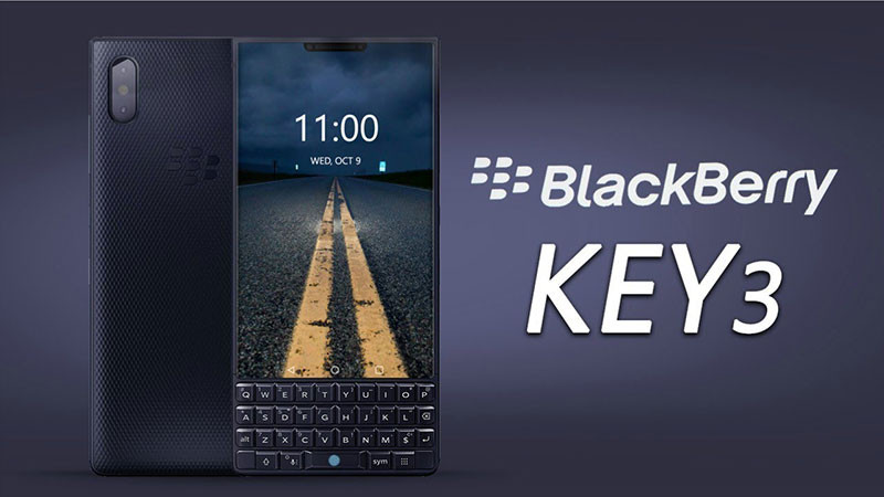 Blackberry key3 cải tiến hiệu năng đáng kể