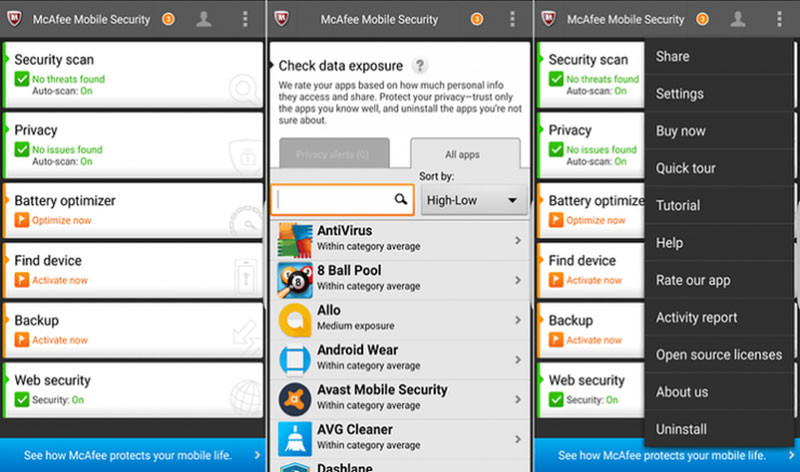 Cách diệt virus bằng phần mềm McAfee Mobile Security