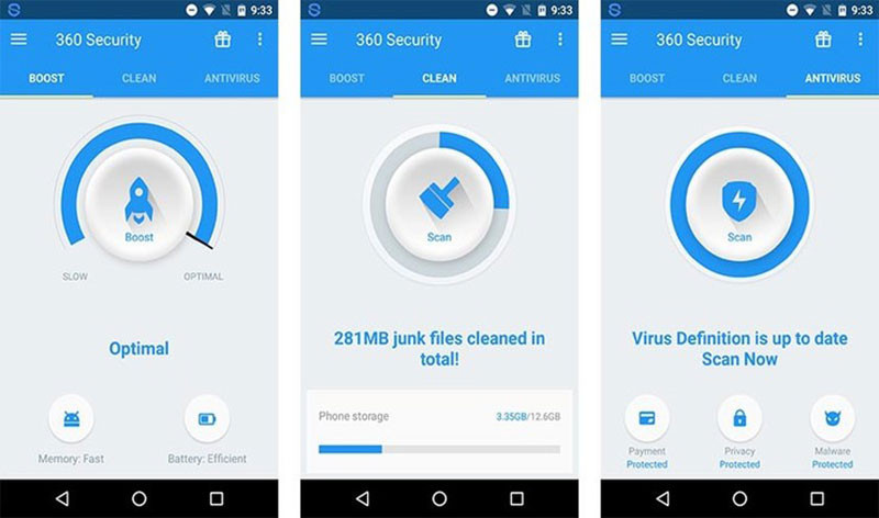 Cách diệt virus bằng phần mềm 360 Security