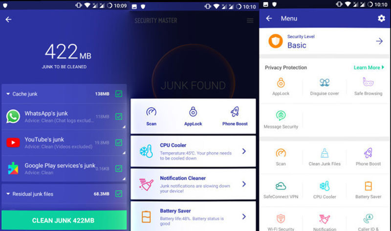 Cách diệt virus trên điện thoại bằng Security Master