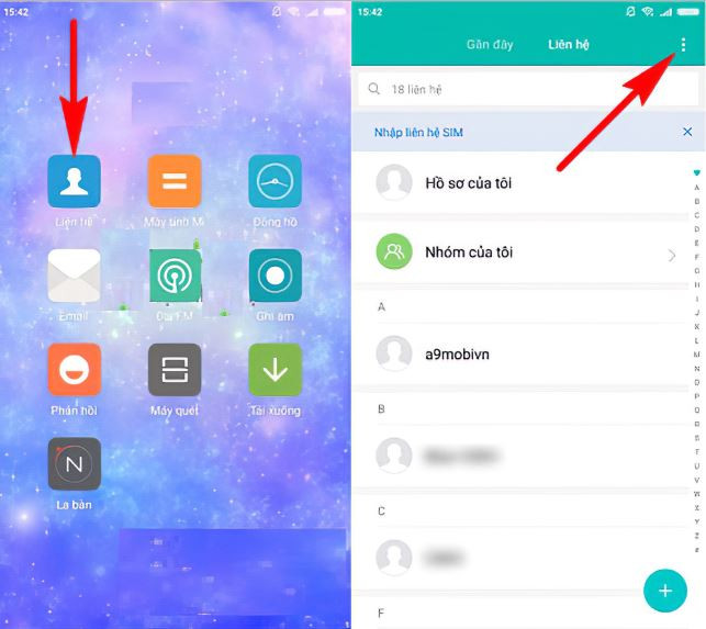 Cách chuyển danh bạ từ máy sang sim