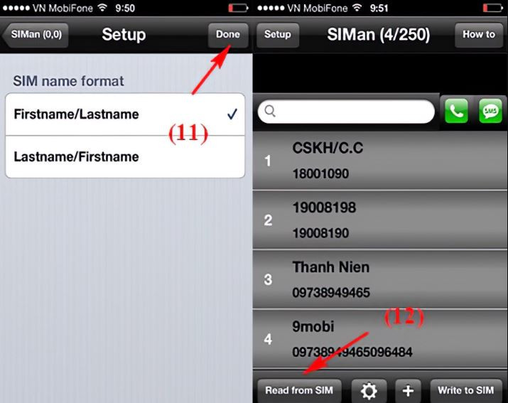 Cách chuyển danh bạ từ máy sang sim